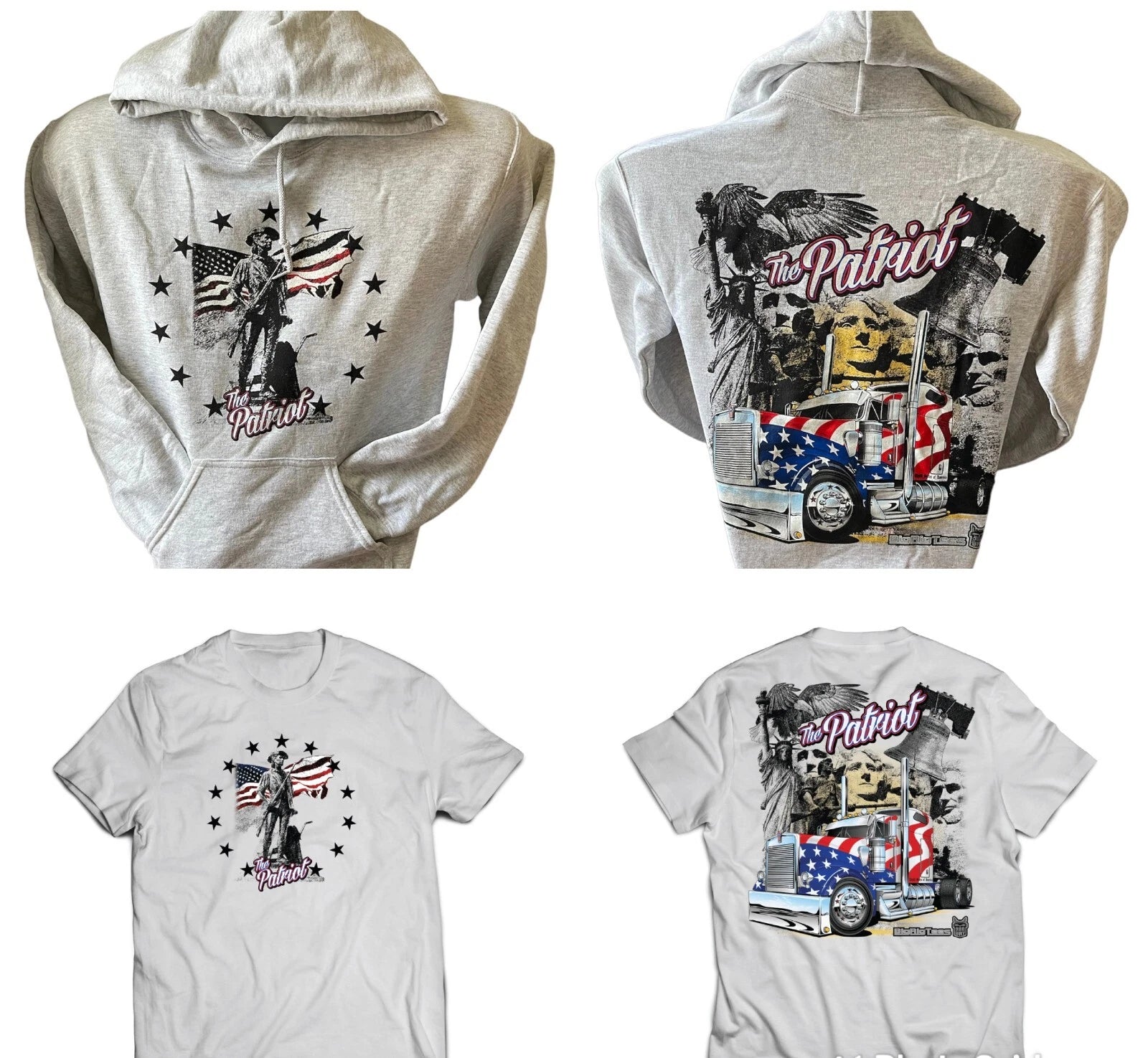 Graphic Trucker T-Shirt & Hoodie for Big Rig Trucks BRT