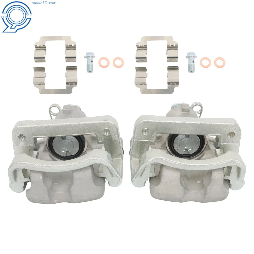 2x Rear Disc Brake Caliper w/ Bracket for Chevrolet Malibu (2014–2015)