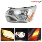 Halogen Headlight for Ford Transit 2015–2021 Left Side Clear Lens