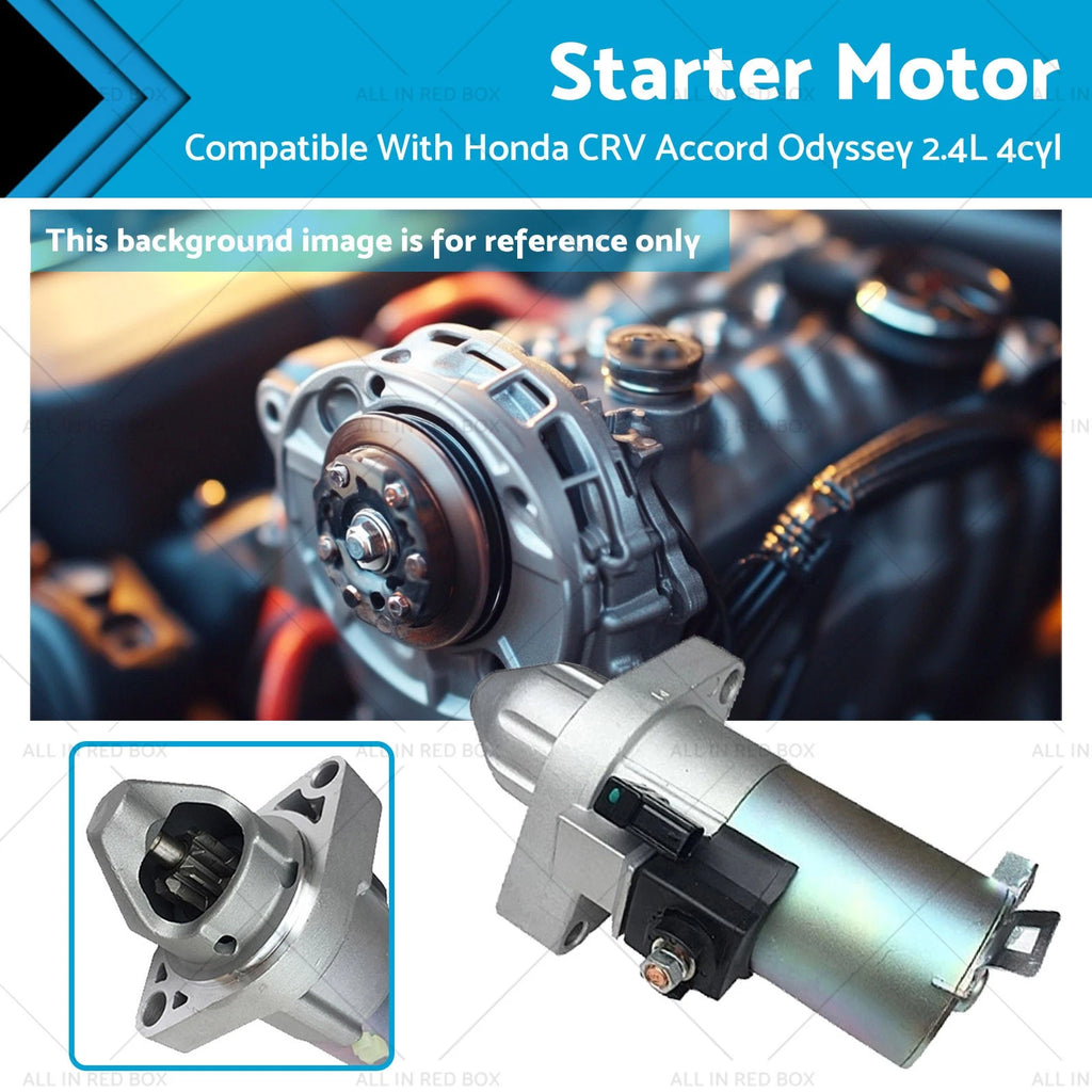 Starter Motor 1.6kW 9T for Honda CR-V (2001–2017) Accord (2003–2007)