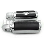 Chrome Gear Skull Footpeg for Harley Softail Slim FLSL Breakout FX (2018–2023)
