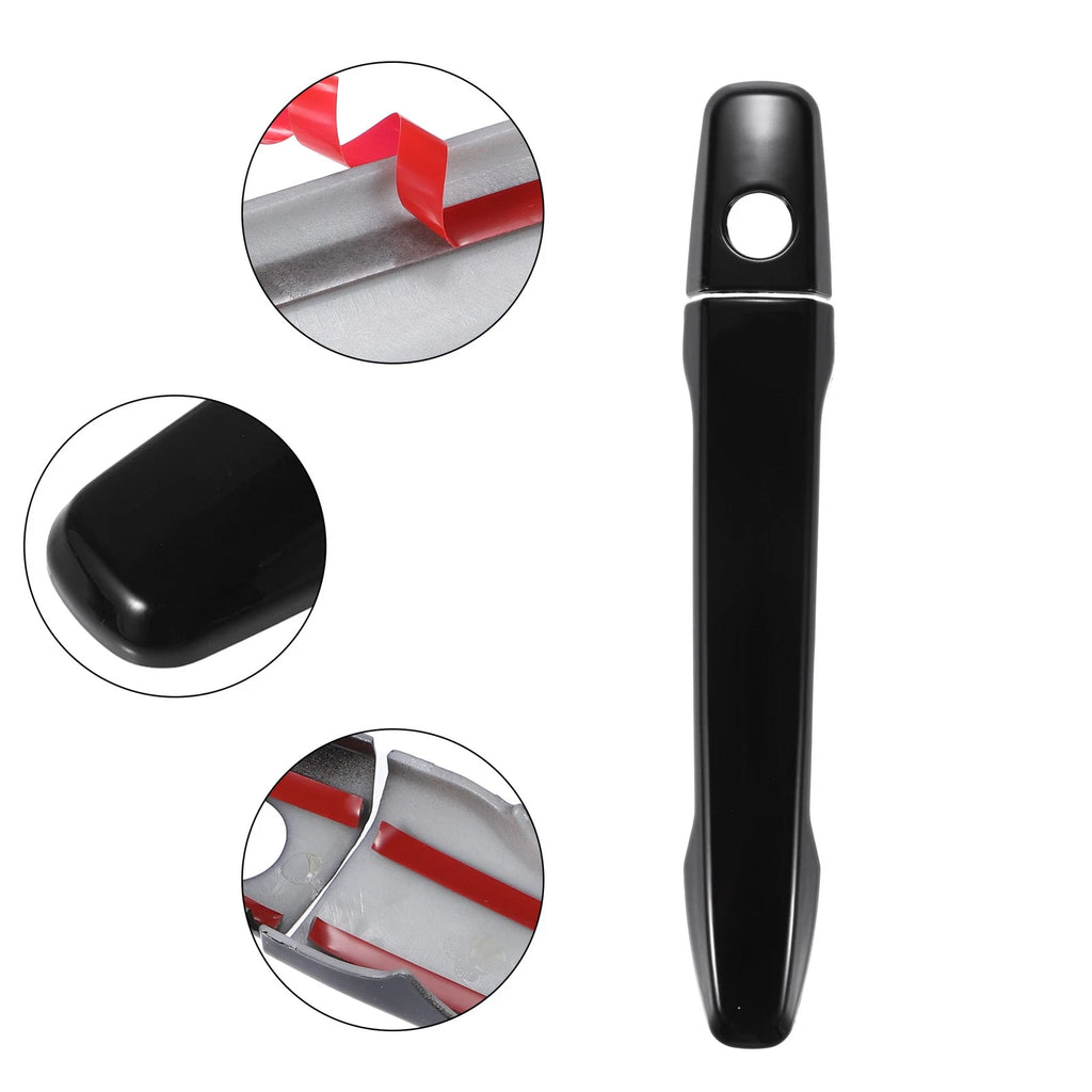 Set of 4 Exterior Door Handle Covers for Mitsubishi (No Keyless Holes)