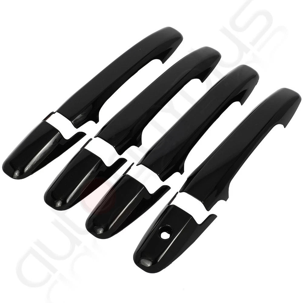 Set of 2 Door Handle Covers for Honda Civic (2006–2011) Glossy Black