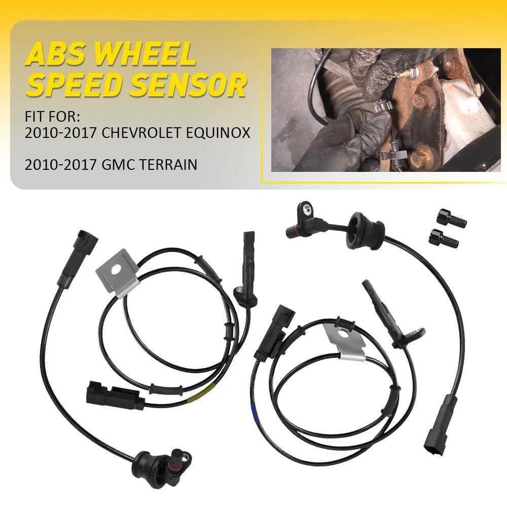 ABS Wheel Speed Sensor Set for Chevrolet Equinox GMC Terrain (2010–2017)