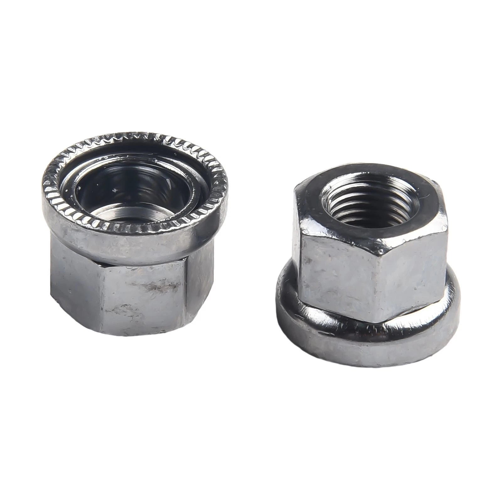2Pcs Axle Track Nuts for Bicycle Bike Cycle (Stainless Steel)