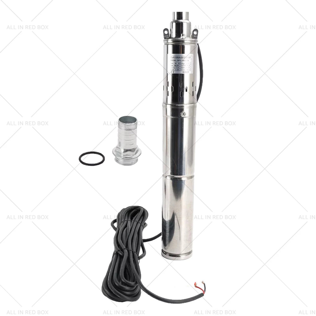 Solar Bore Pump 48V 750W MPPT 3" Submersible Deep Well (140M)