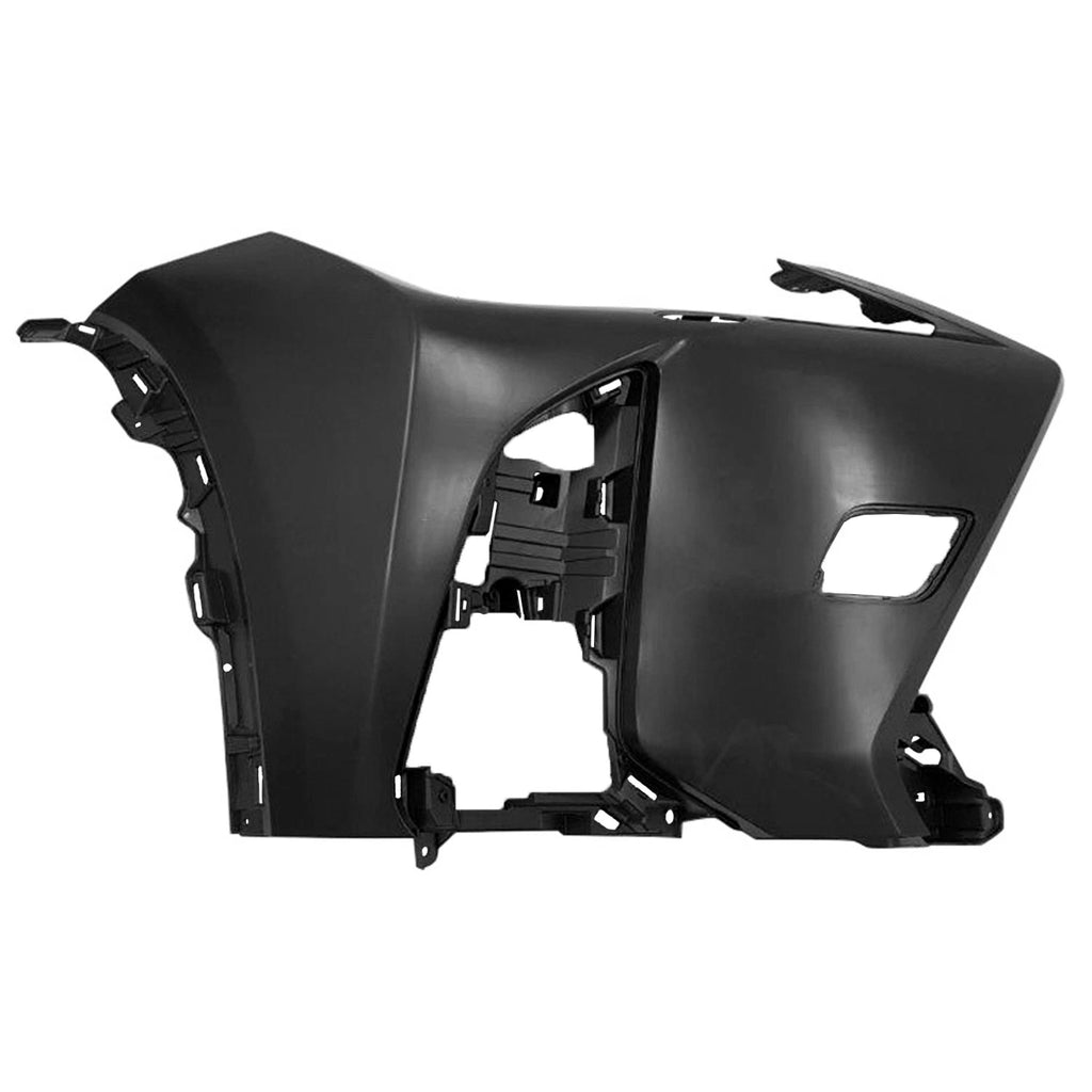 Replacement Passenger Bumper Cover w/ Light Washer Hole w/o Park Assist Holes