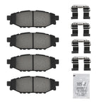 Set of 4 Rear Ceramic Brake Pads for Subaru Impreza (2008–2023)/Legacy (2005–2014)