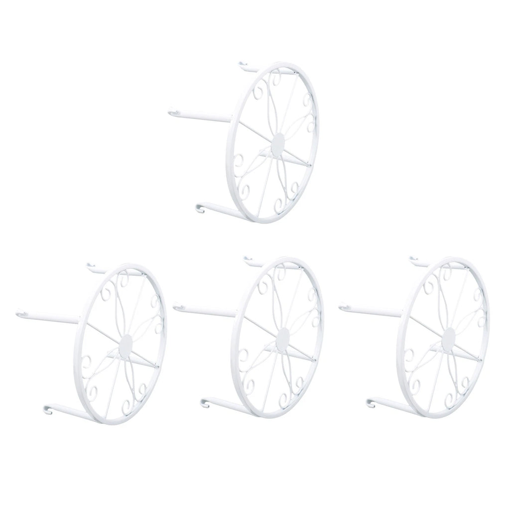 Set of 4 Heavy Duty 9" Plant Stands for Flower Pots