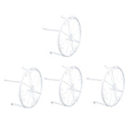 Set of 4 Heavy Duty 9" Plant Stands for Flower Pots