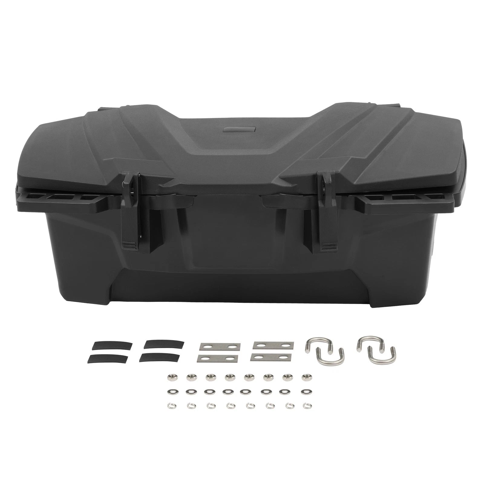 Rear Rack Storage Trunk Box for Yamaha Kawasaki Honda (0.75"-1" Tube)
