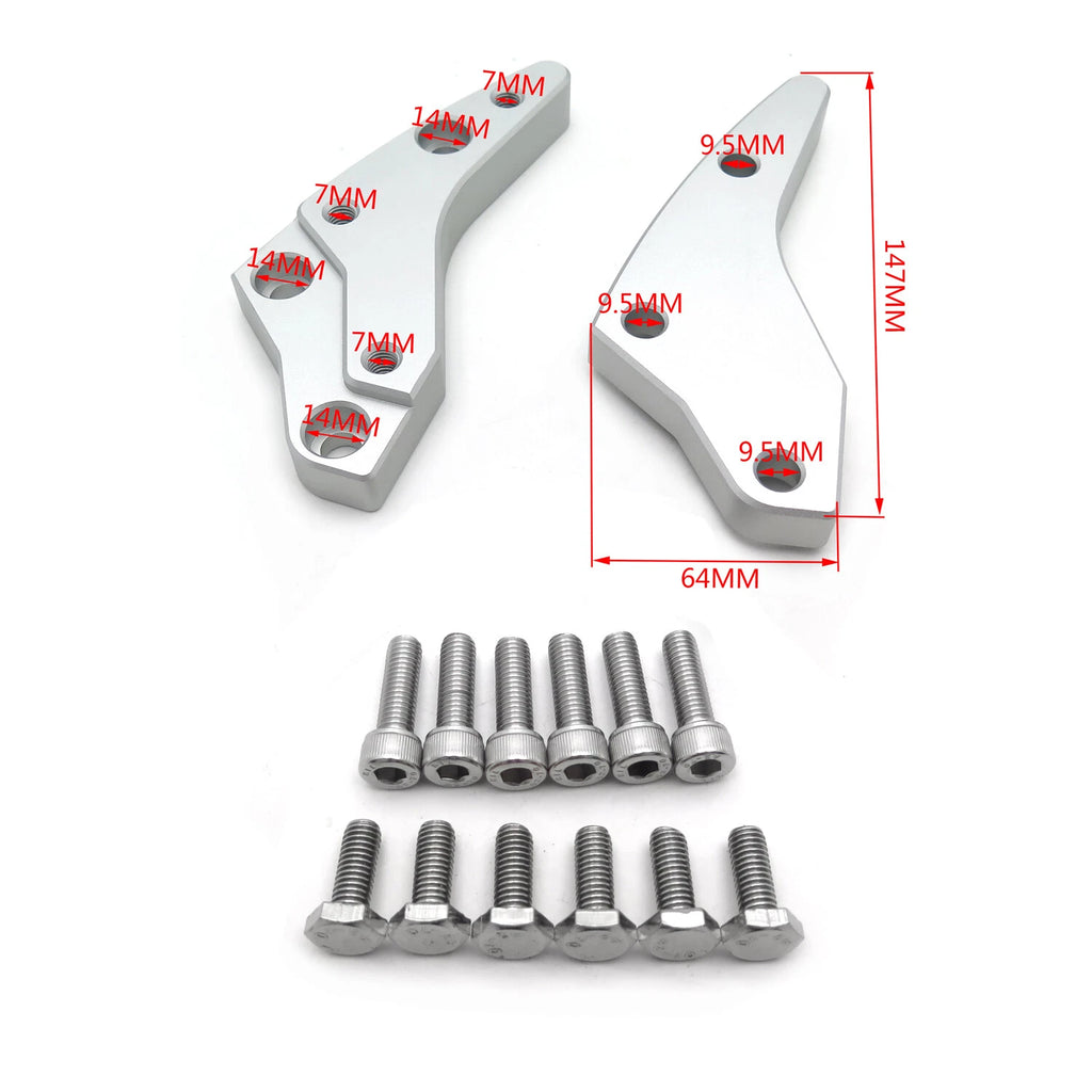 Aluminum Pullback Handlebar Risers for BMW K1600GT K1600GTL (2012–2019)