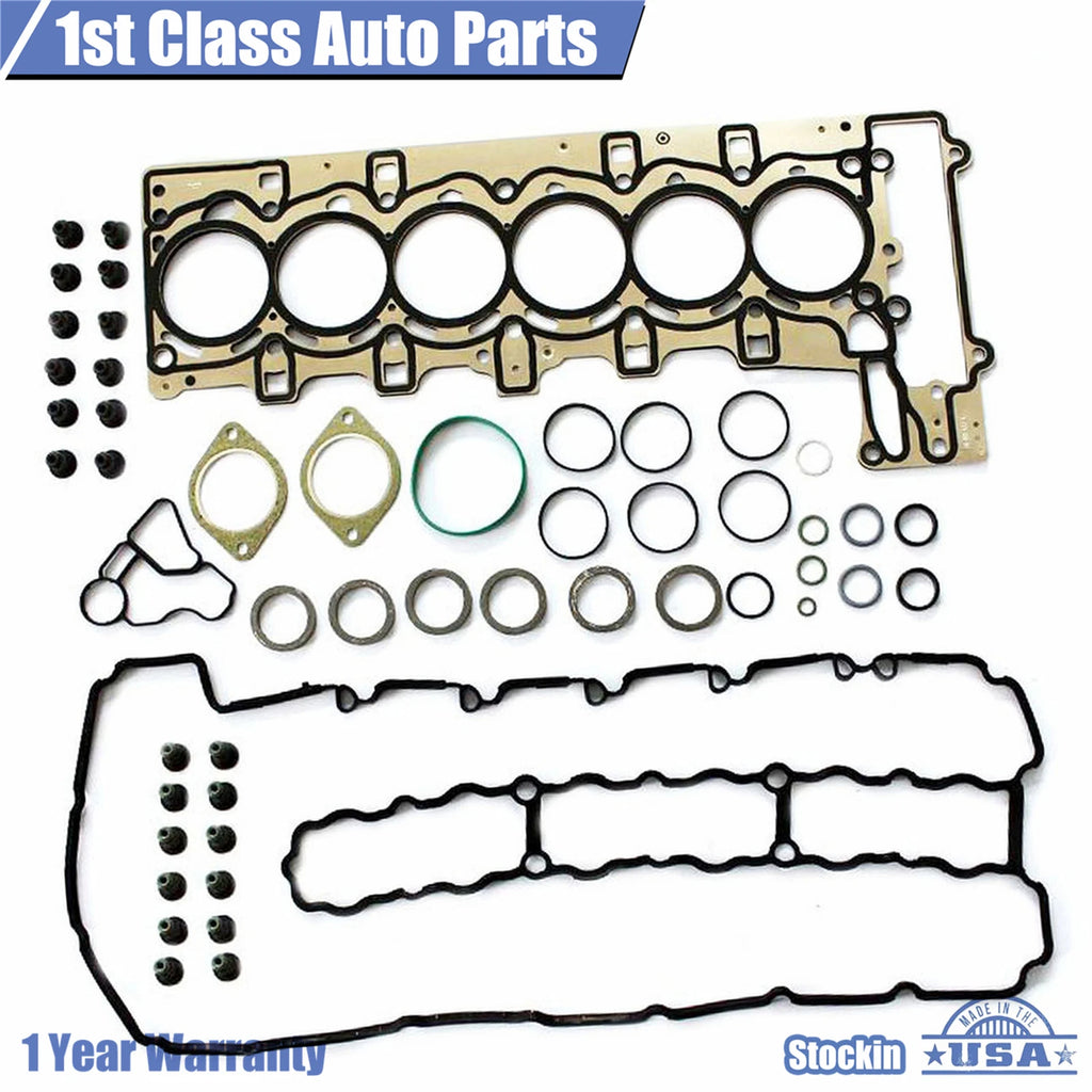 MLS Cylinder Head Gasket Set for BMW E60 E71 E82 E83 E88 E90 F01 F02 (N54) 11127572758