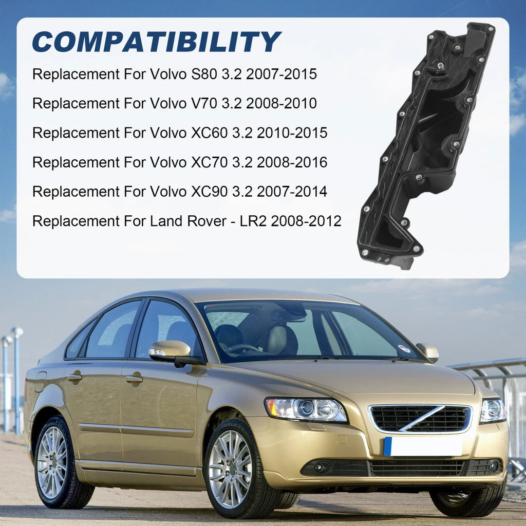 Engine Valve Cover Oil Trap w/ Gasket for Volvo XC60 XC70 XC90 S80 V70 (2008–2017)