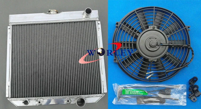 Aluminum Radiator, Shroud & Fan for Ford Fairlane, Mustang (1963-1969)