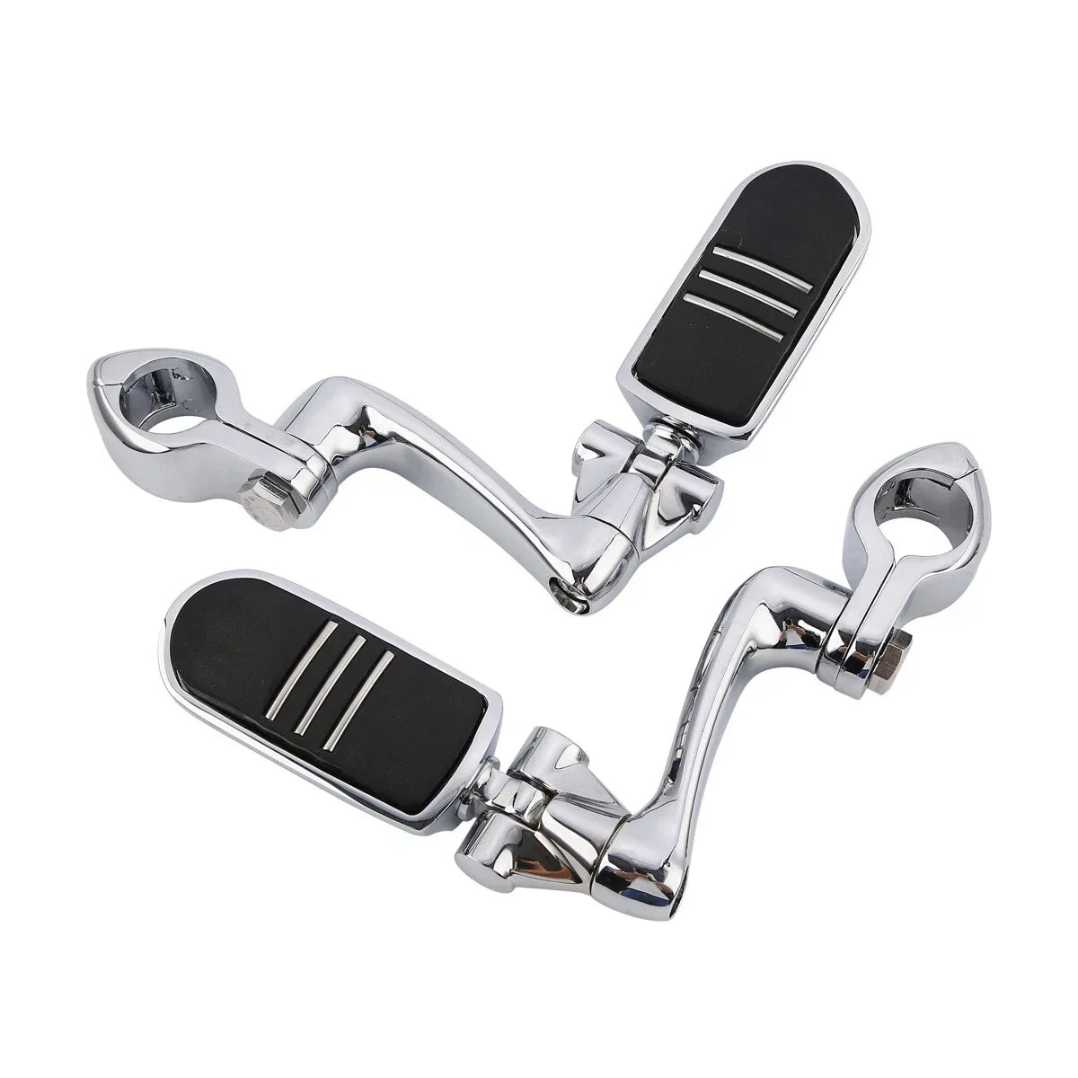 360 Adjustable Highway Foot Pegs 1.25" for Motorcycle Engine Guard