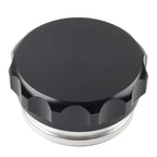 2.5" Black Aluminum Alloy Weld-On Filler Neck & Cap for Tank Cover