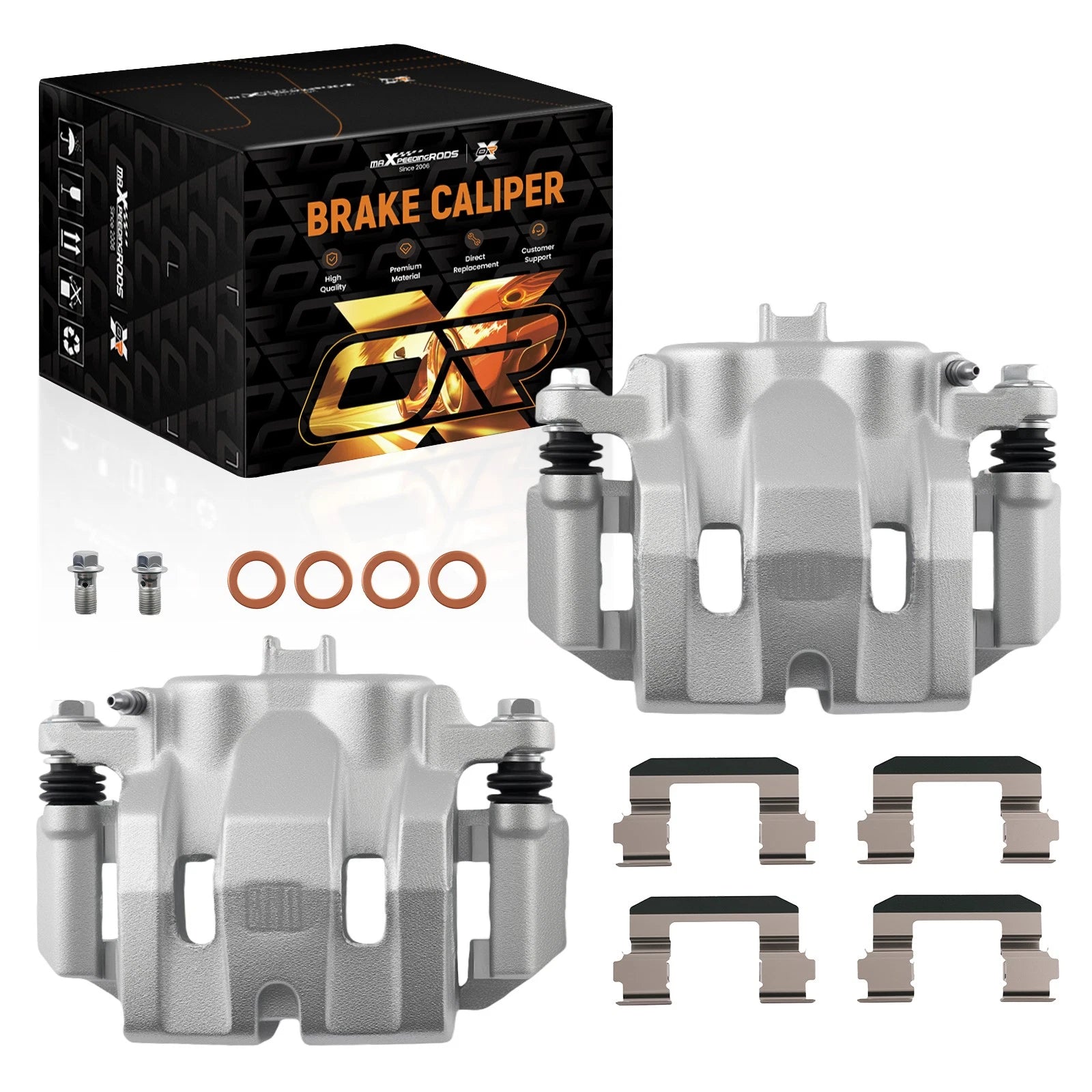 Front Left Right Brake Caliper Set for Honda Ridgeline (2006–2014)