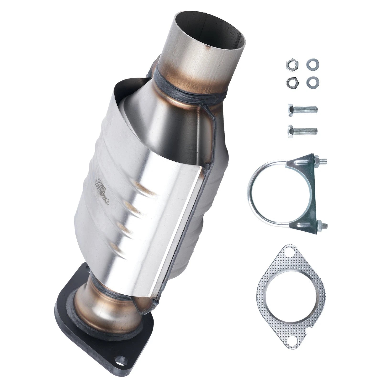 EPA Catalytic Converter Rear for Chevy Malibu 2.4L L4 (2008–2012) Stainless Steel