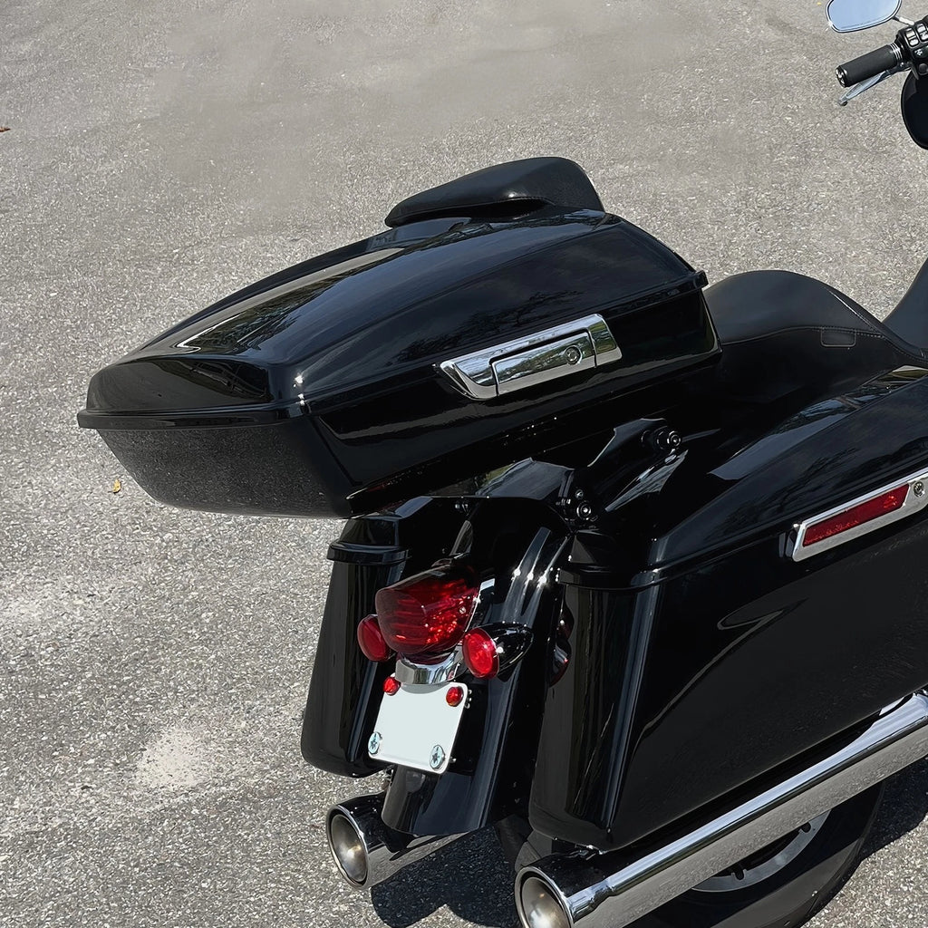 Chopped Trunk Backrest Pad for Harley Touring Models (2014–2026)