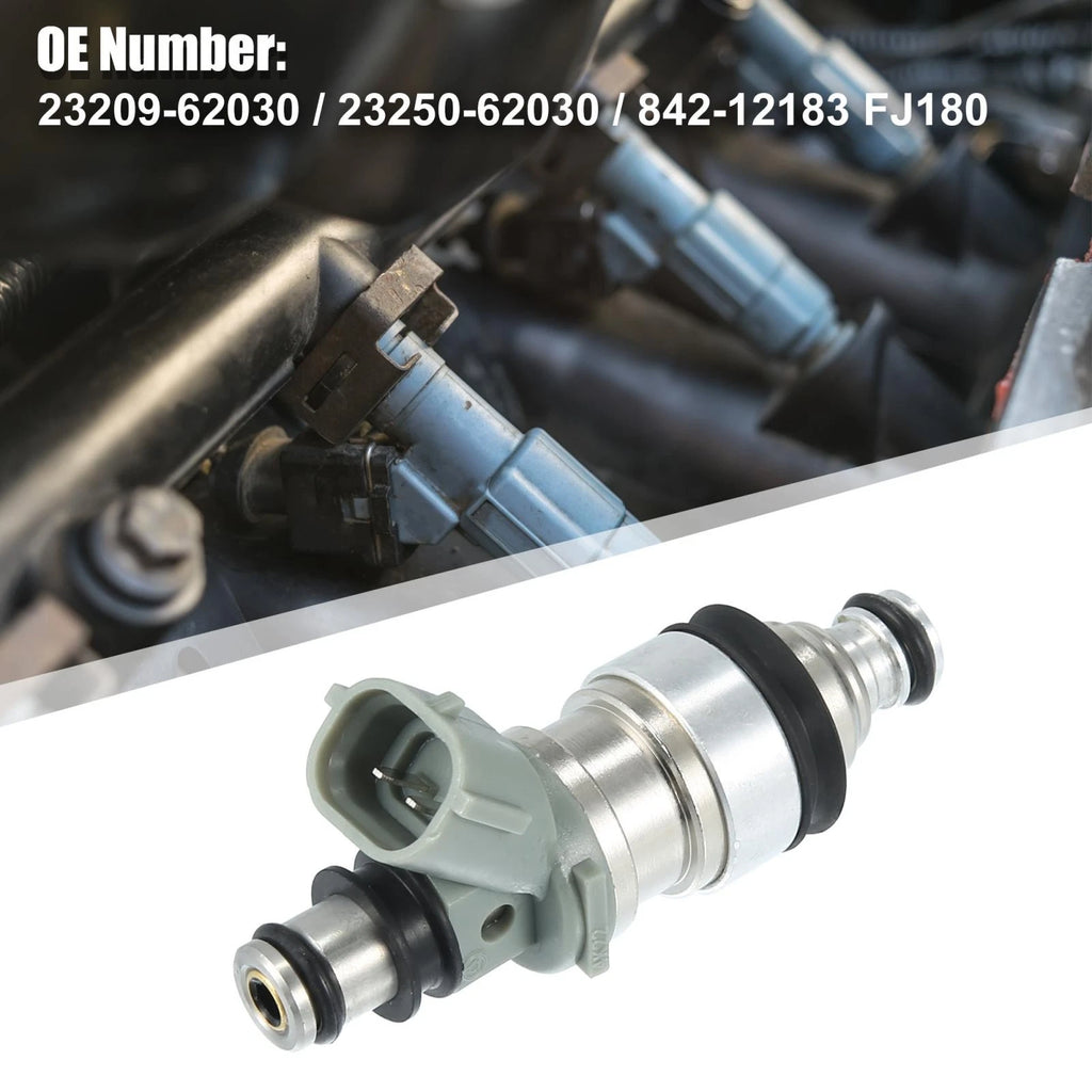 6X Fuel Injector Nozzle 23250-62030 for Toyota Tacoma, Lexus ES300, Camry 