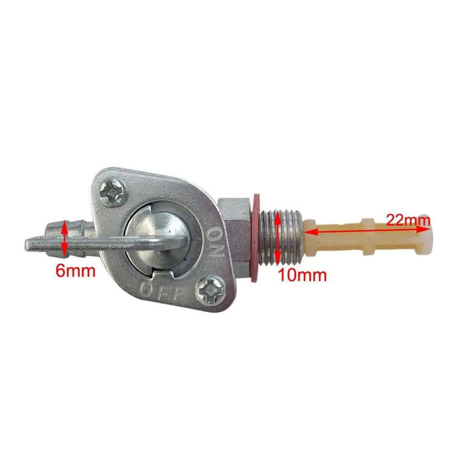 Fuel Tank Switch Valve Petcock Tap for 80cc Motorized Bicycle (2 Stroke)