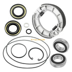 Rear Brake Drum Bearing Seals & Shoes Kit for Honda Rancher 350 400 (2000–2006)