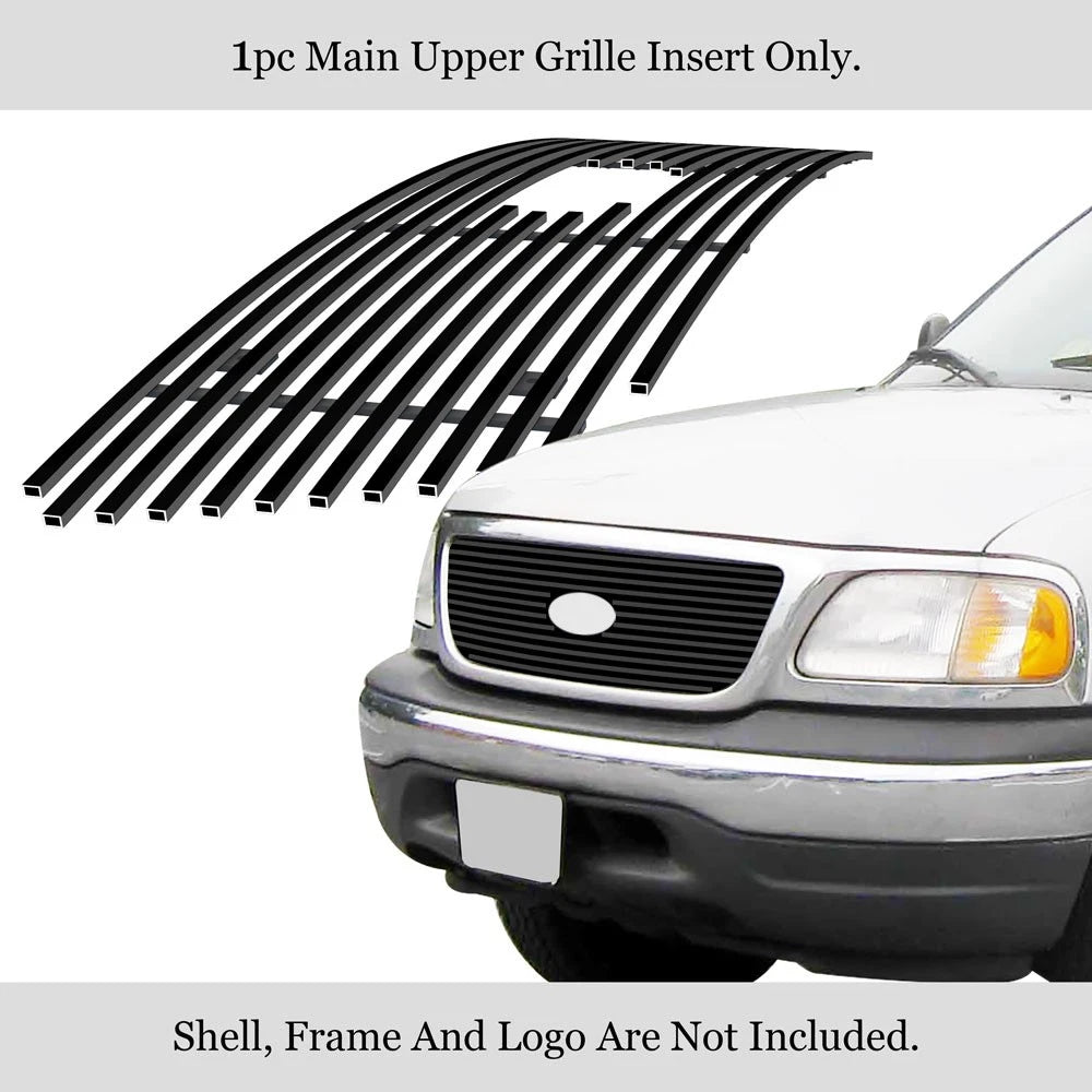 Upper Black Billet Grille for Ford F-150/Harley Davidson (1999-2003)