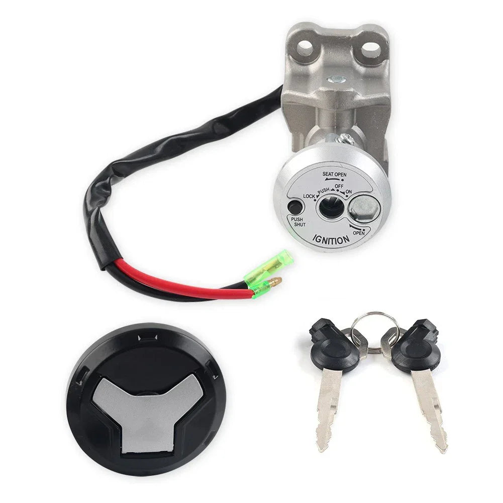 Ignition Switch Lock & Fuel Gas Cap Cover w/ Key for Yamaha NMAX 155 (2015-19)
