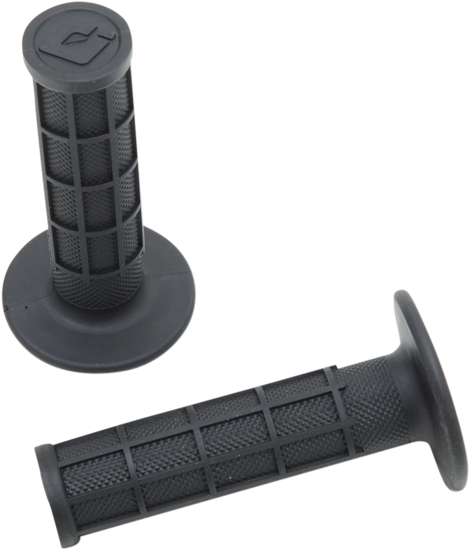ODI Grips Ruffian Half Waffle Black Grips for Dirtbike (H01RFB, 7/8")
