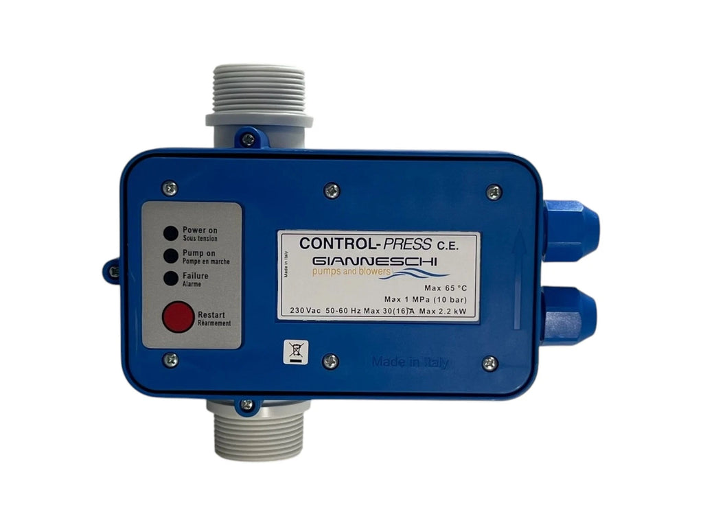 Control Pressure CE for Gianneschi (230 VAC 50-60Hz, 2.2 Bar, 1 1/4")