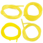 Air Fuel Line Hose Set of 4 for 2 Cycle Engines (16 Feet, Yellow)