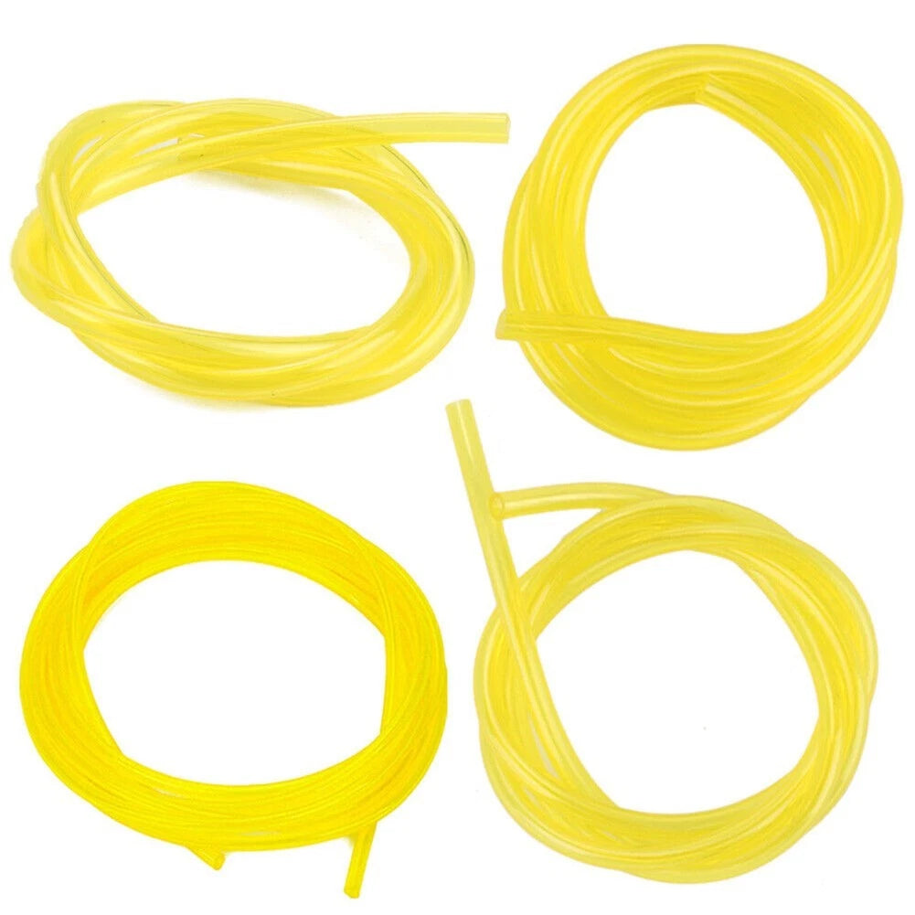 Air Fuel Line Hose Set of 4 for 2 Cycle Engines (16 Feet, Yellow)