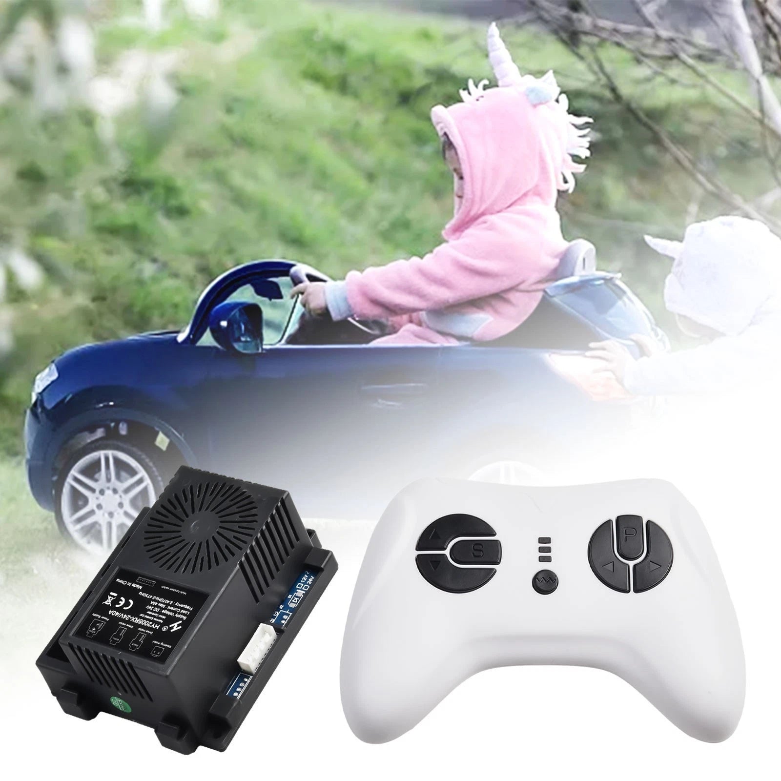 Electric Car Receiver for Electric Car (Excluding Batteries)