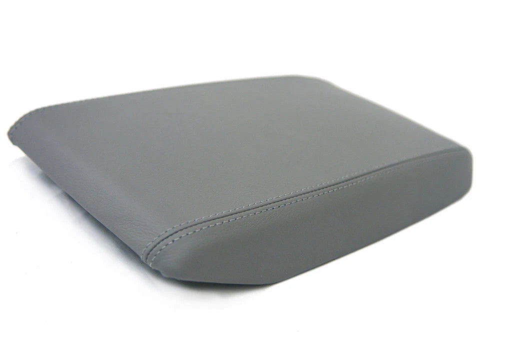 Center Console Armrest Cover for Toyota Highlander (2008–2013) Gray Leather