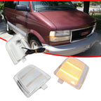 2X Clear Amber LED Side Corner Lights for Chevrolet Astro GMC Safari (1995–2005)