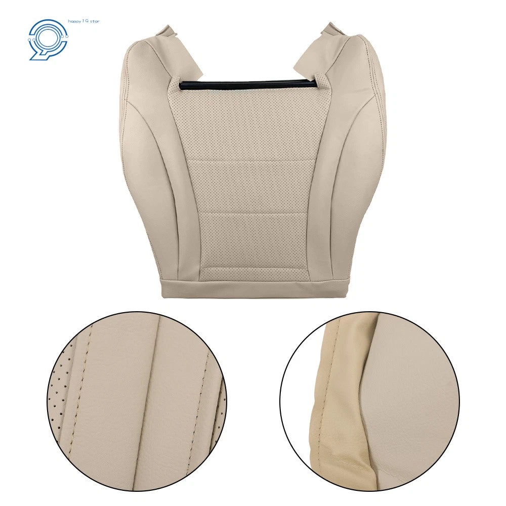 Driver Bottom Seat Cover for Mercedes Benz C300 (2015–2021) Tan Leather