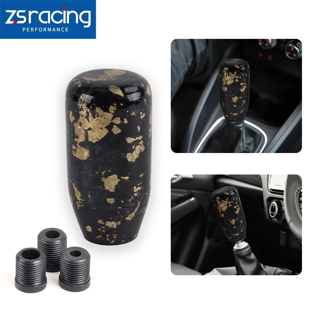 Forged Carbon Fiber Manual Gear Shift Knob Lever Shifter - Universal