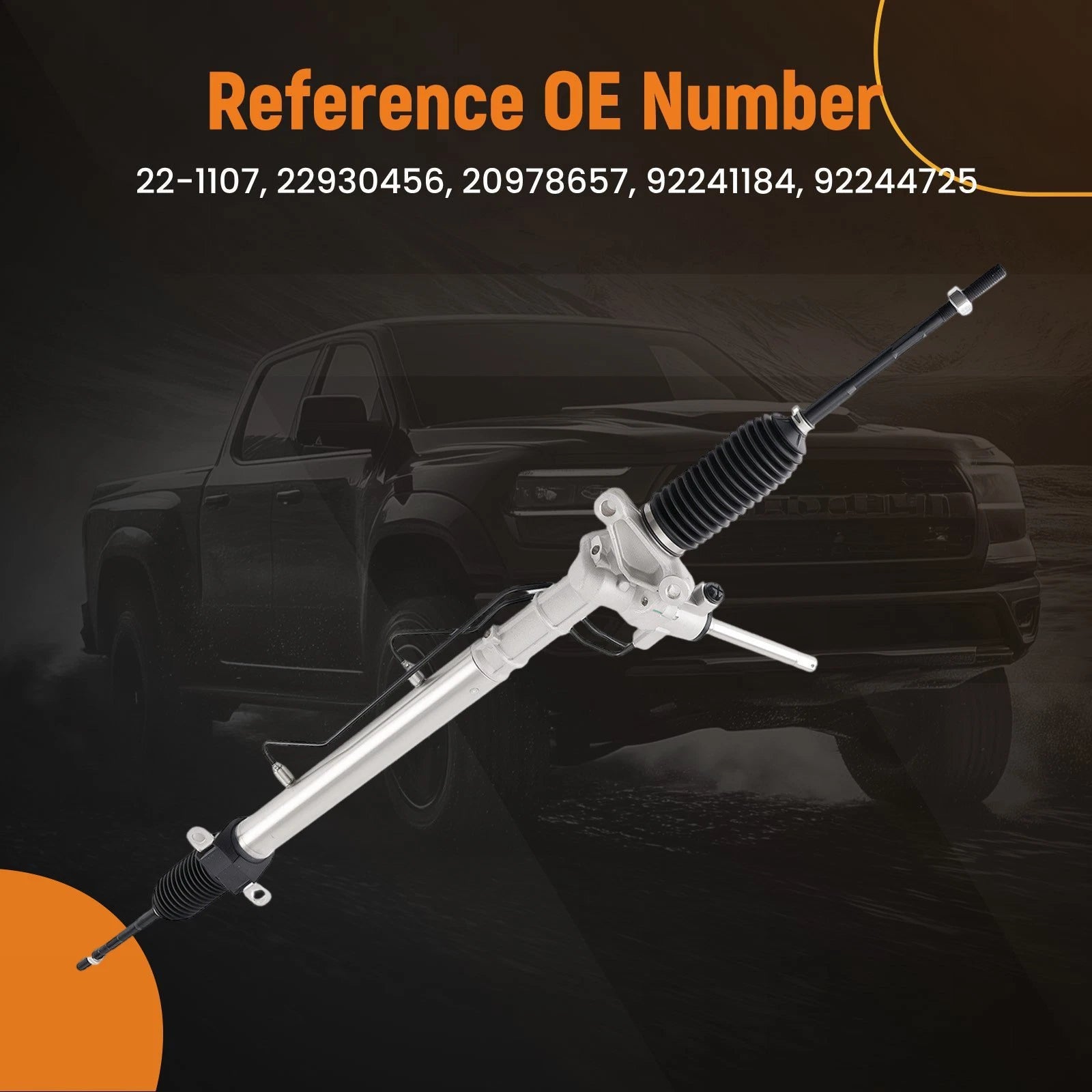 Power Steering Rack and Pinion Assembly for Chevrolet Camaro V6 (2010–2015)