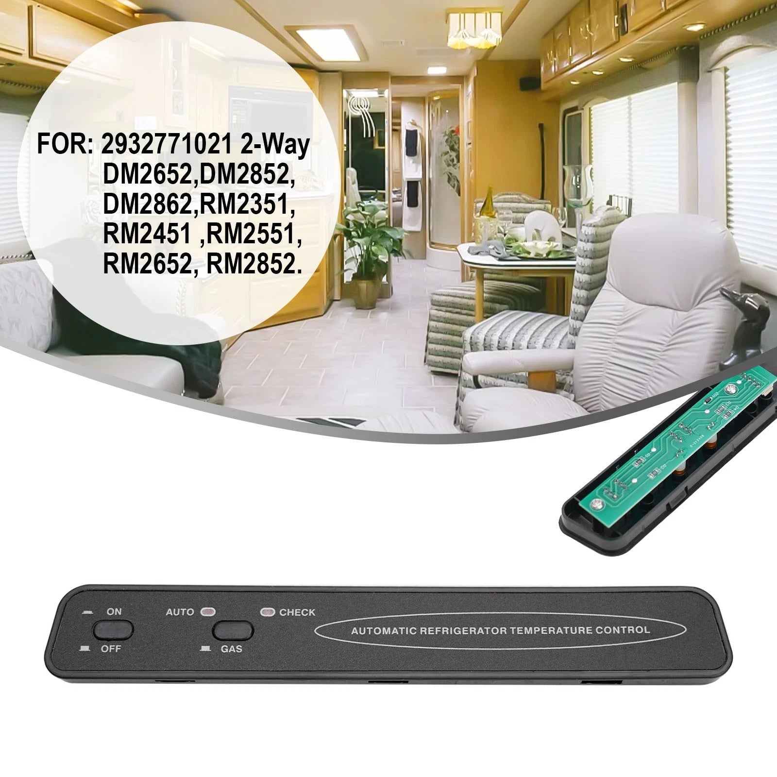 Control Board for Dometic Refrigerator DM2652 DM2852 DM2862 RM2351 (2000–2023)