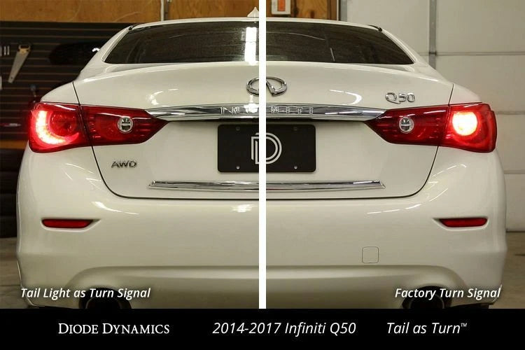 LED Tail Light Conversion for Turn Signal Replacement for Infiniti Q50 (2014–2017)
