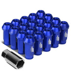 Set of 20 J2 7075 Forged Aluminum M12x1.25 Open-End Lug Nuts for RHD Vehicles