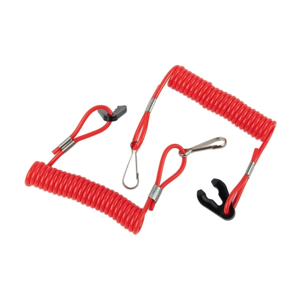 2X Outboard Engine Motor Kill Switch Lanyard Clips for Boat (Replacement)
