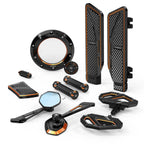 Front Rear Footboard Kit for Harley Road Glide Ultra FLTRU (2017–2019)