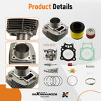 Cylinder Head Piston Rings Gaskets Kit for Honda Rancher 350 (2000-2006)