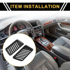 Set of 2 Carbon Fiber Air Vent Covers for Ford F-150 (2021–2024)