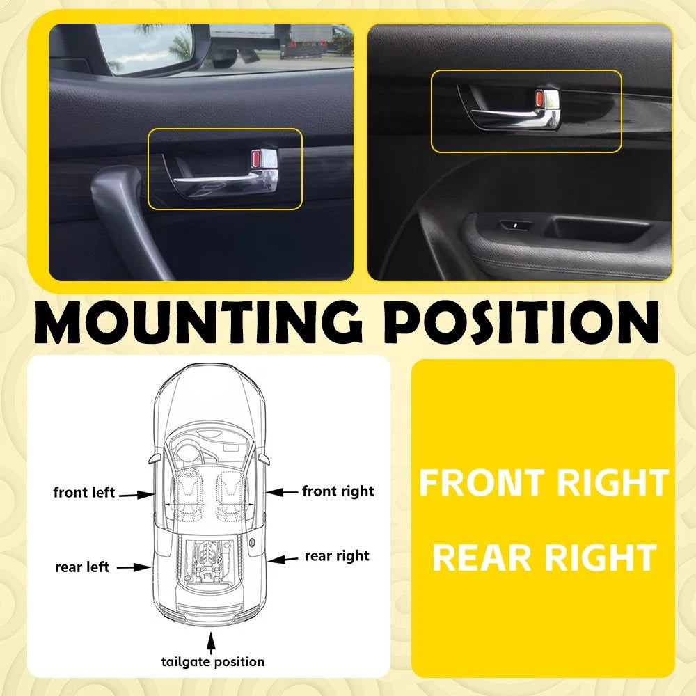 Interior Door Handle Right for Kia Sorento (2011–2015) EPY