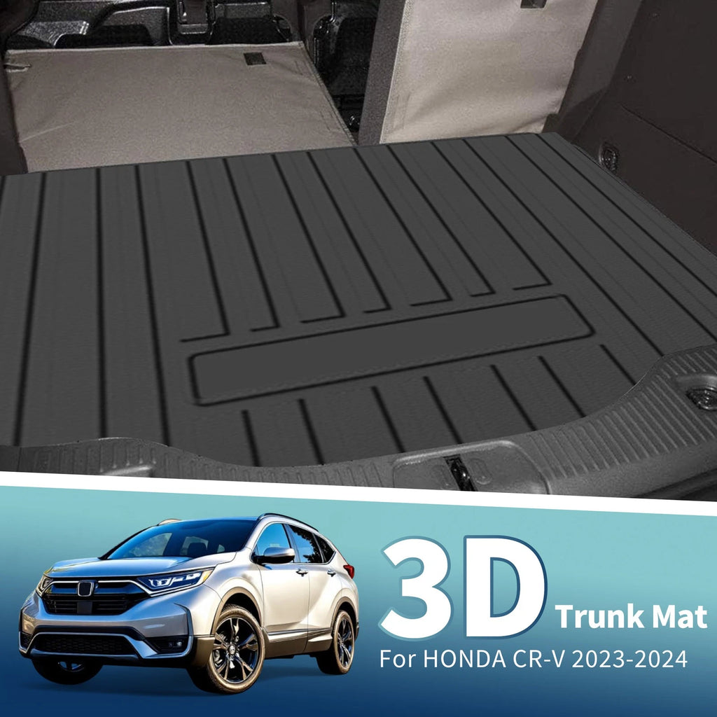 Flat Face Cargo Liner Rear Trunk Mat for Honda CR-V (2023–2025) TPE 1 Pc