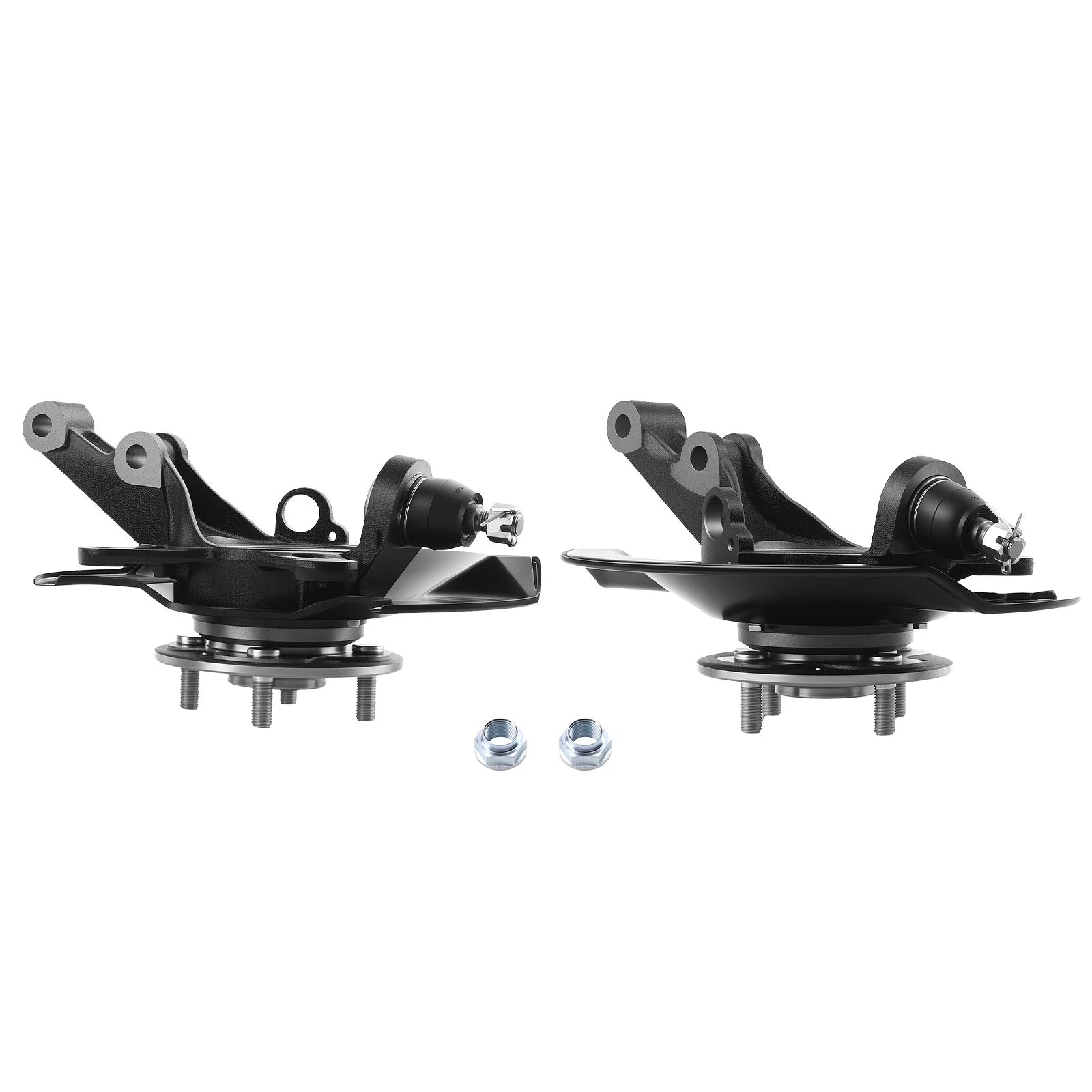 2x Front Steering Knuckles & Wheel Bearing Hubs for Honda Civic (2001–2002)