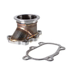 Turbo Downpipe Adapter for GT25 GT28 T25 T28 5 Bolt Flange to 2.5" V Band